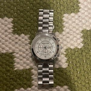 Michael Kors Silver Large Watch